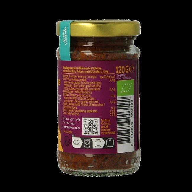 Thaise gele curry pasta bio 120 Gram