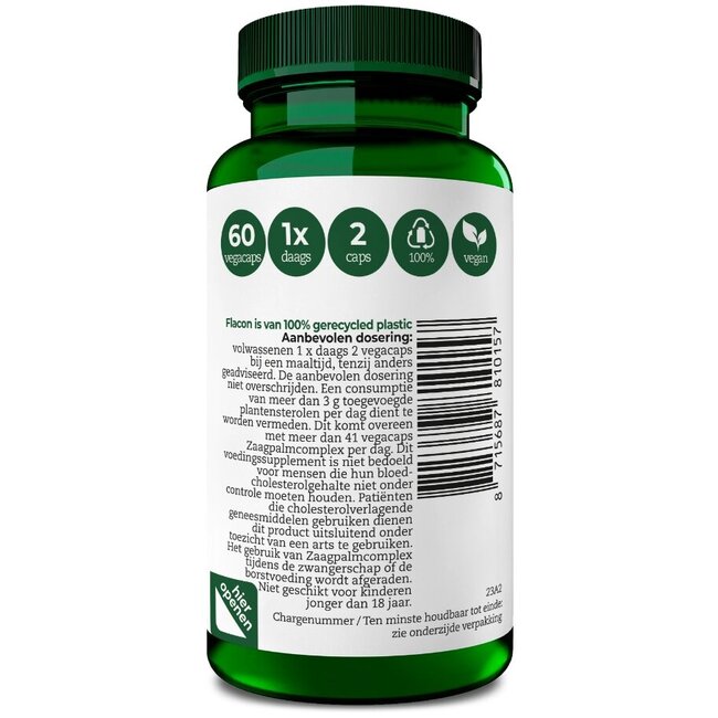 1015 Zaagpalm complex 60 Vegetarische capsules