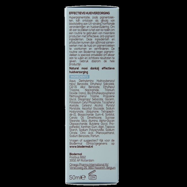 Crème de jour anti-taches SPF50 50 ml