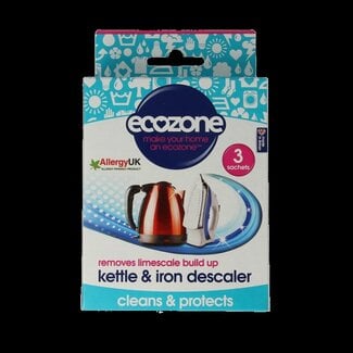 EcoZone Détartrant pour bouilloire et fer à repasser - 3 sachets