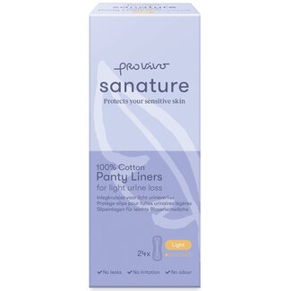 Sanature Protège-slips d'incontinence Pro vivo Light - 24 pièces