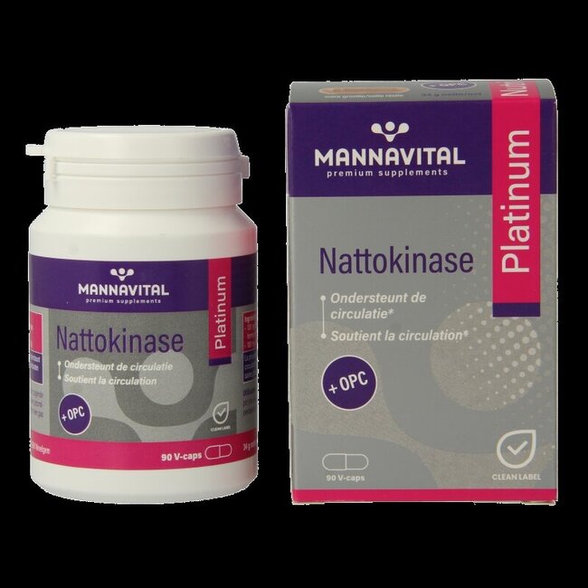 Nattokinase platinum 90 Vegetarische capsules