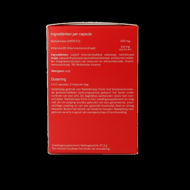 Nattokinase forte 100mg 120 Capsules