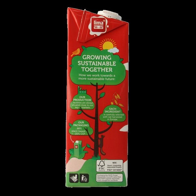 Whole entier drink bio 1000 Milliliter