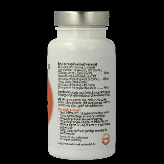 Saffraan focus 60 Vegetarische capsules