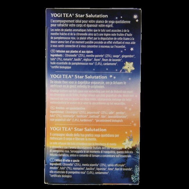 Star salutation bio 17 Zakjes