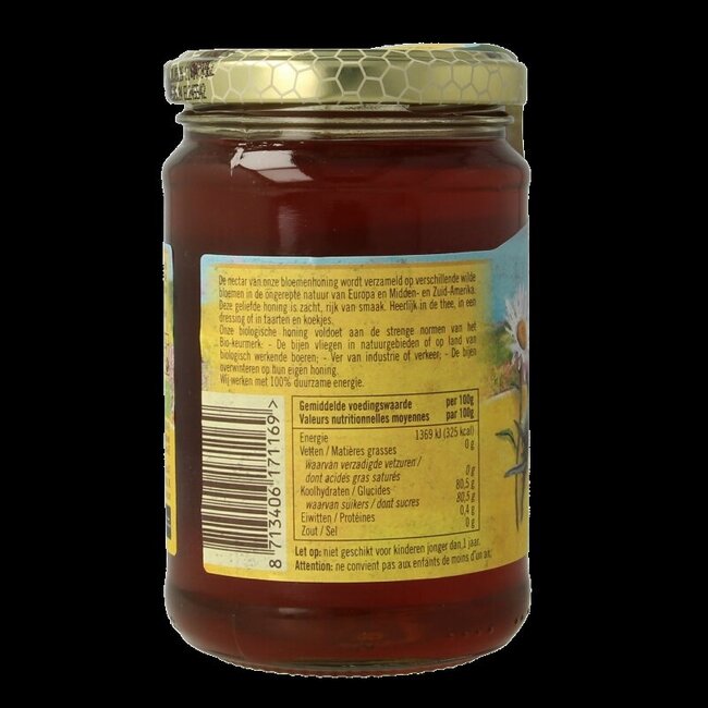 Miel de fleurs liquide bio 350 g