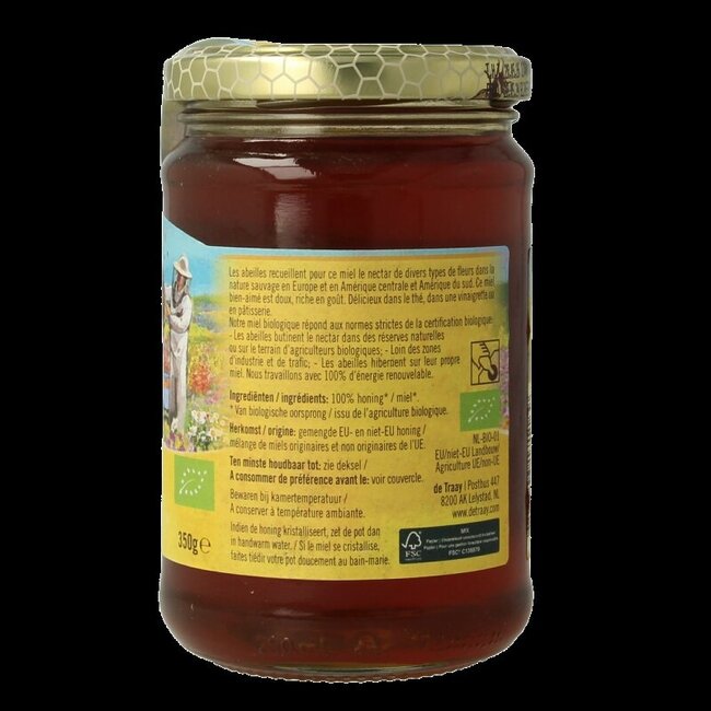 Miel de fleurs liquide bio 350 g