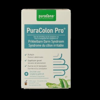 Purasana PuraColon Pro sachets pour le syndrome de l'intestin irritable 90 g
