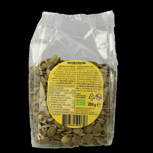 Pompoenpitten bio 200 Gram