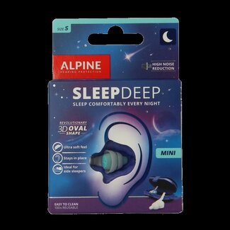 Alpine Bouchons d'oreilles SleepDeep mini 1 paire