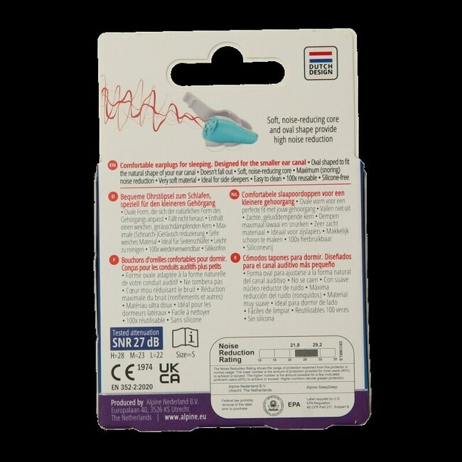 Sleepdeep earplugs mini 1 Paar