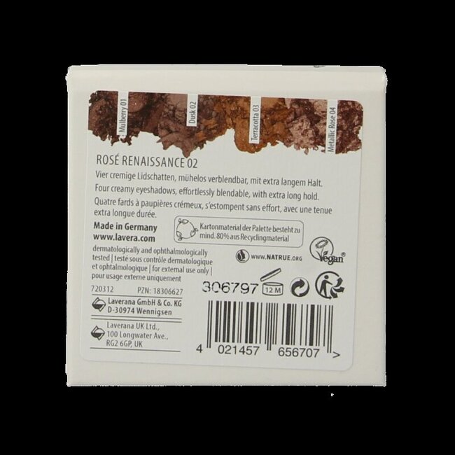 Ombre à paupières Signature Colour Rose Renaissance 02 bio 1 pièce