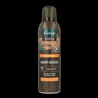 Kneipp Men warm woods douche foam cedernoot 200 Milliliter