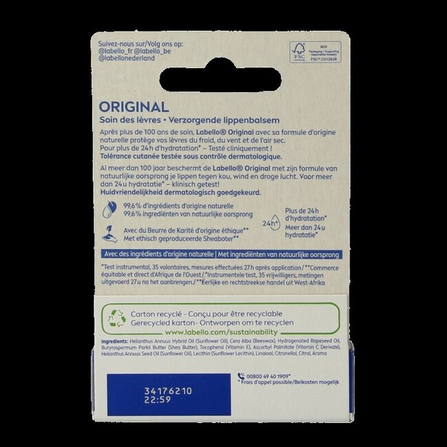 Labello Original blister 4,8 g