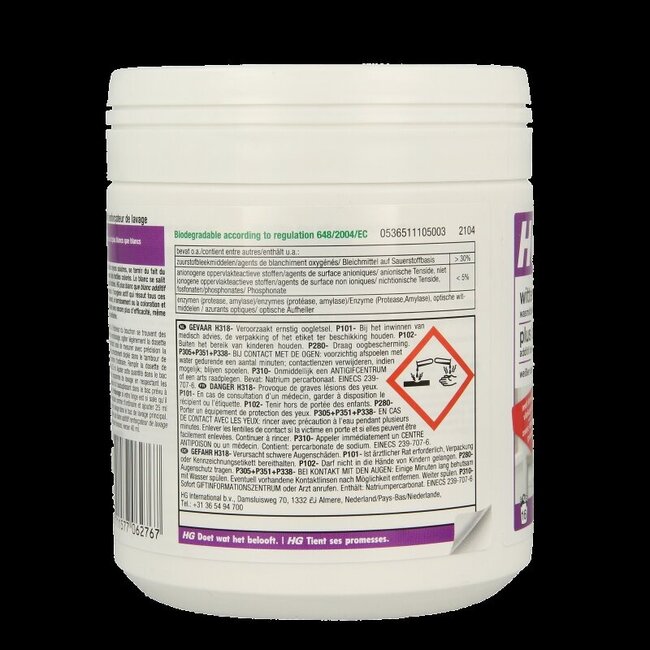 Amplificateur de lessive Plus Blanc que Blanc 400 Grammes