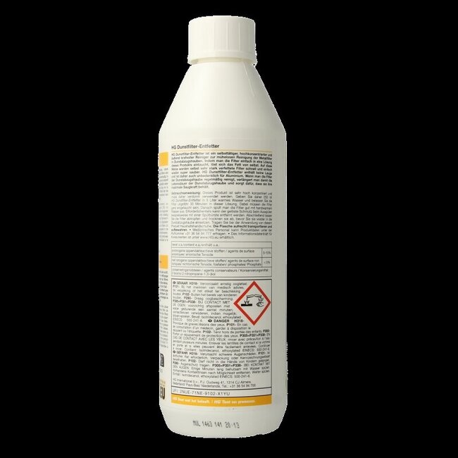 Afzuigkapfilter ontvetter 500 Milliliter