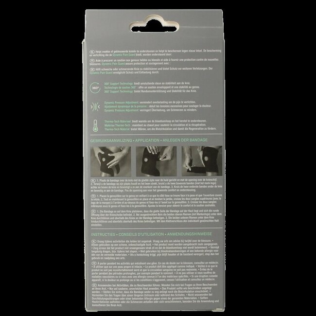 Genouillère de sport réglable 1 pièce