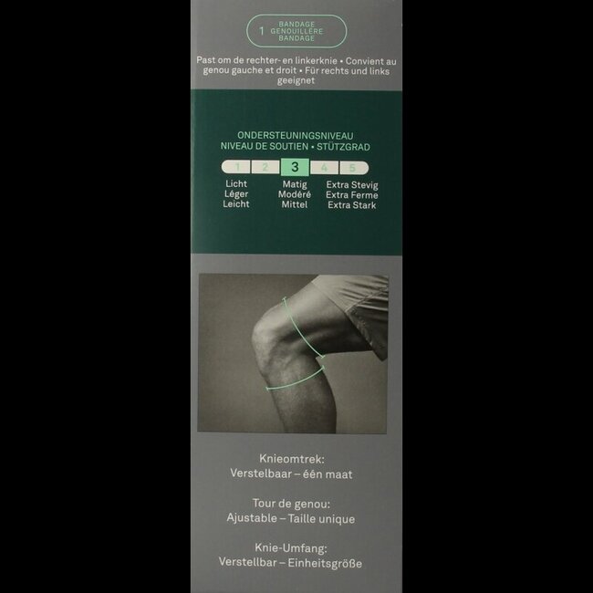 Sport kniebandage verstelbaar 1 Stuks