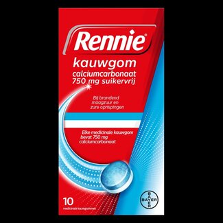 Rennie Kauwgom suikervrij 10 Stuks