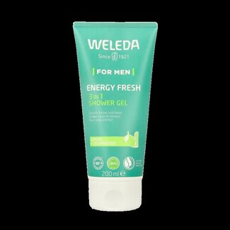 Weleda Men energy fresh douchegel 3 in 1 200 Milliliter