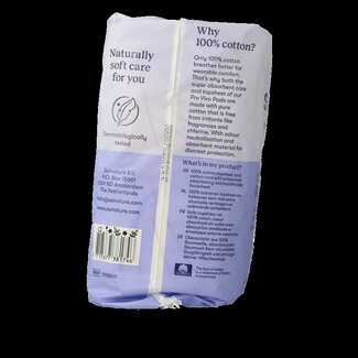 Sanature Sanature Pro Vivo protections incontinence normal coton 12 pièces