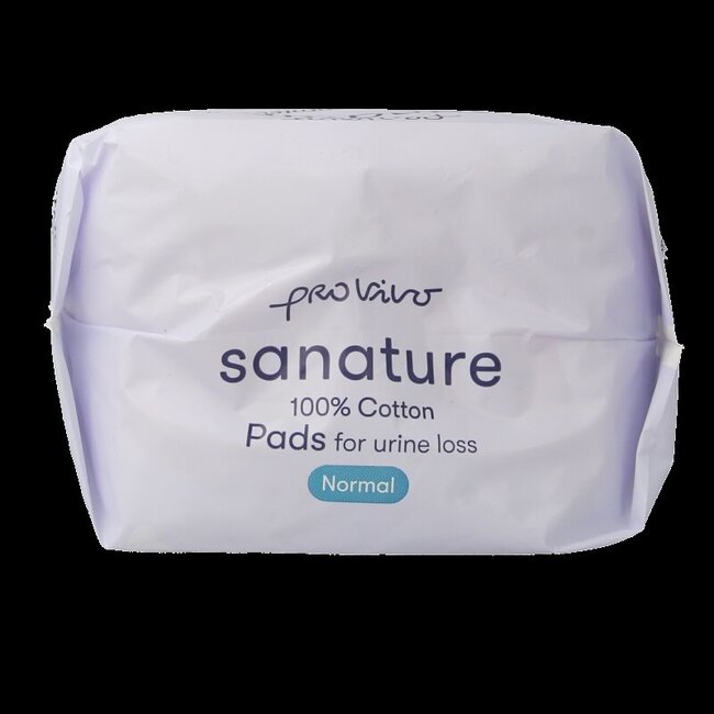 Sanature Pro Vivo protections incontinence normal coton 12 pièces