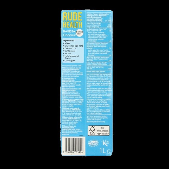 Barista coconut 1 Liter