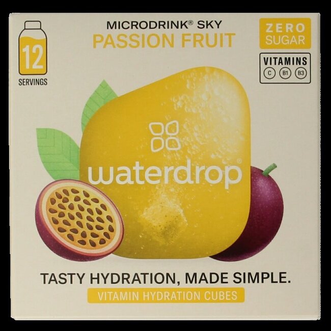 Microdrink sky passion fruit bruistabletten 12 Stuks