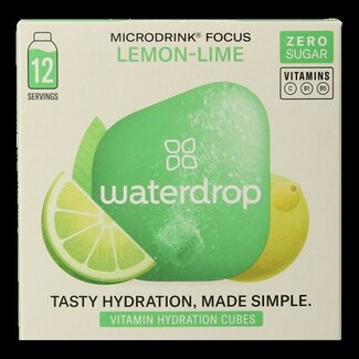 Waterdrop Microdrink focus lemon lime bruistabletten 12 Stuks