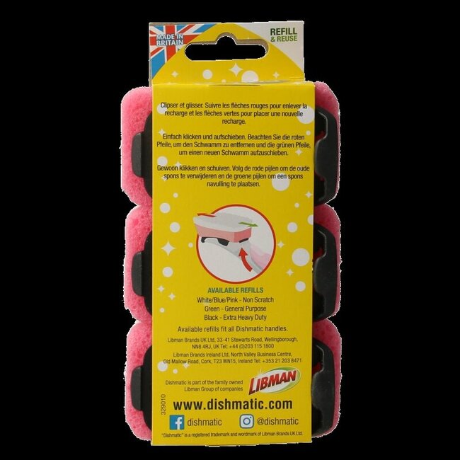 Recharge d'éponges anti-rayures - Lot de 3
