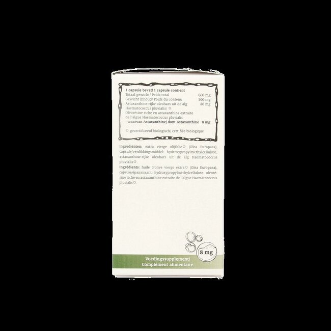 Astaxanthine bio 60 gélules végétales