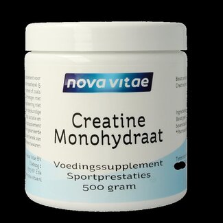 Nova Vitae Créatine monohydrate 500 Grammes