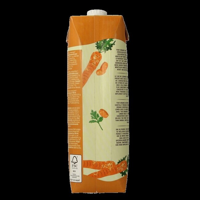 Jus de carotte bio 1 litre
