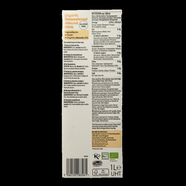 Boisson aux amandes ultimate bio 1 Litre