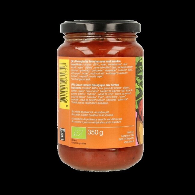 Sauce pâtes traditionnelle bio 350 g