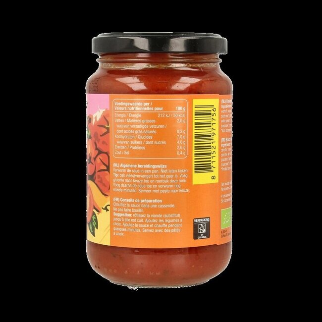 Sauce pâtes traditionnelle bio 350 g