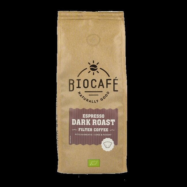 Filterkoffie espresso dark roast bio 250 Gram