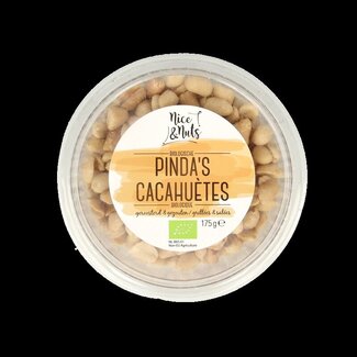 Nice & Nuts Pinda's met zeezout geroosterd bio 175 Gram