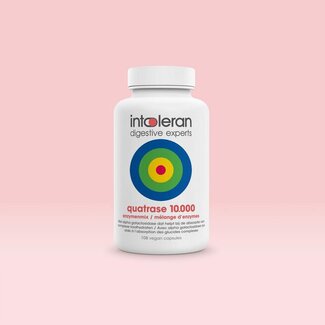 Intoleran Quatrase 10.000 108 Vegetarische capsules