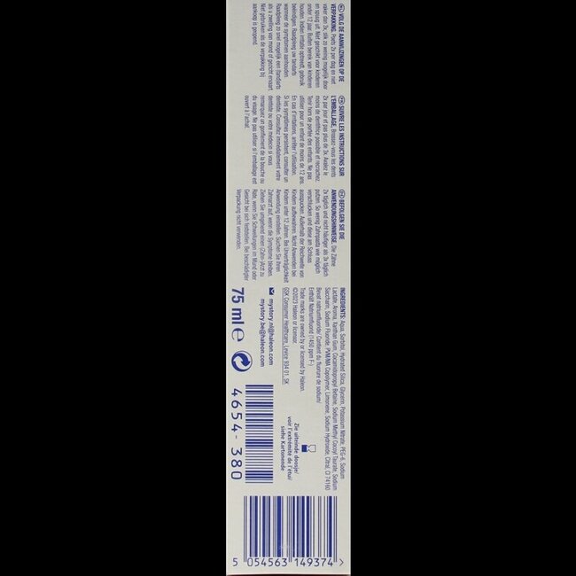 Tandpasta proglasur fresh mint 75 Milliliter