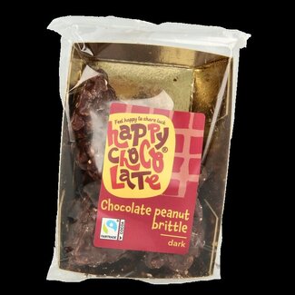 Happy Chocolate Rochers aux arachides chocolat noir bio 150 g