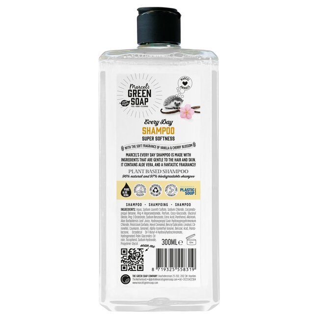 Gel douche vanille & fleur de cerisier 300 ml