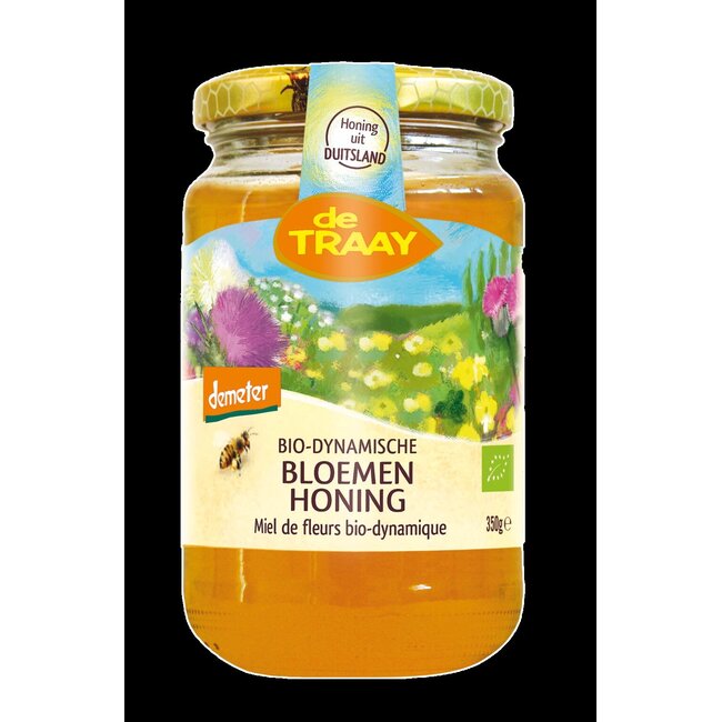 Bloemenhoning bio-dynamisch demeter bio 350 Gram