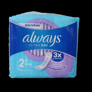 Always Serviettes hygiéniques Ultra Day Long 14 pièces