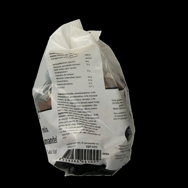 Ovengebakken mix chocolade en amandel bio 400 Gram
