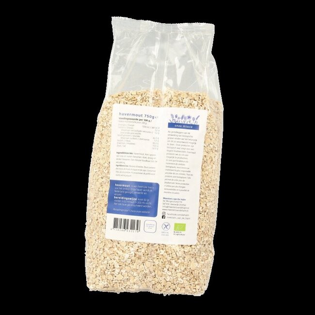 Flocons d'avoine sans gluten bio 750 g