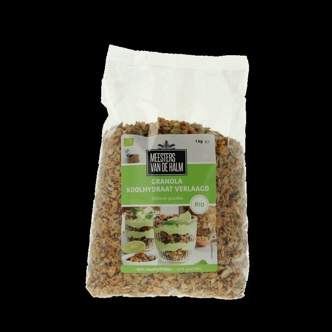 Granola koolhydraat verlaagd bio 1 Kilogram