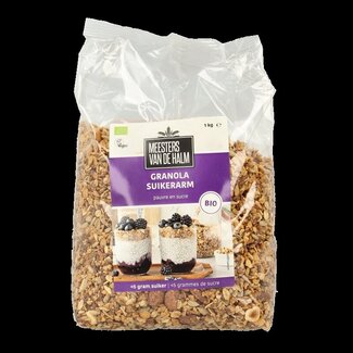 De Halm Granola suikerarm bio 1 Kilogram