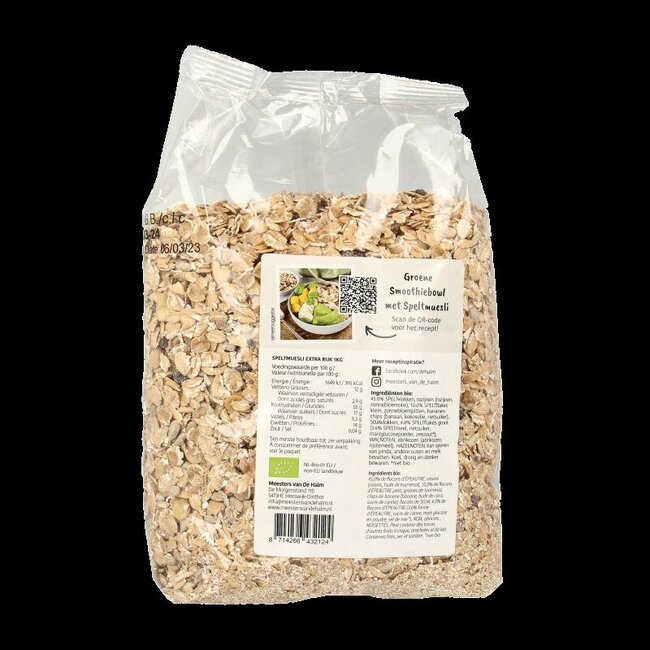 Speltmuesli extra rijk bio 1 Kilogram